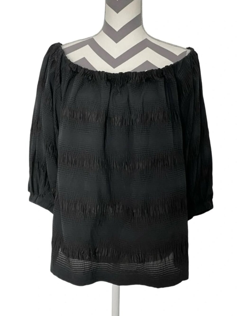 Rachel Comey Off Shoulder Silk Blouse Size L